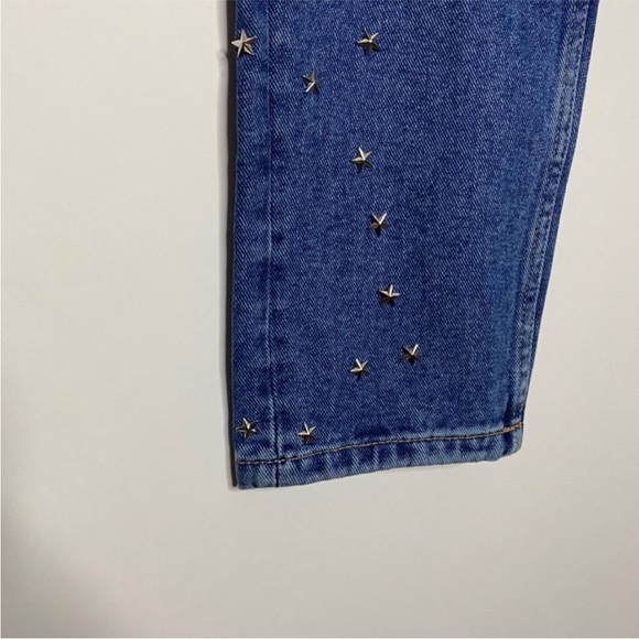 Zara Star Studded Jeans 2 NWT Blue - Picture 10 of 15